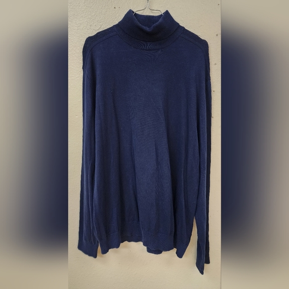 Selected Homme Navy Knit Long-Sleeve Turtleneck - Movie used! - Picture 5 of 11